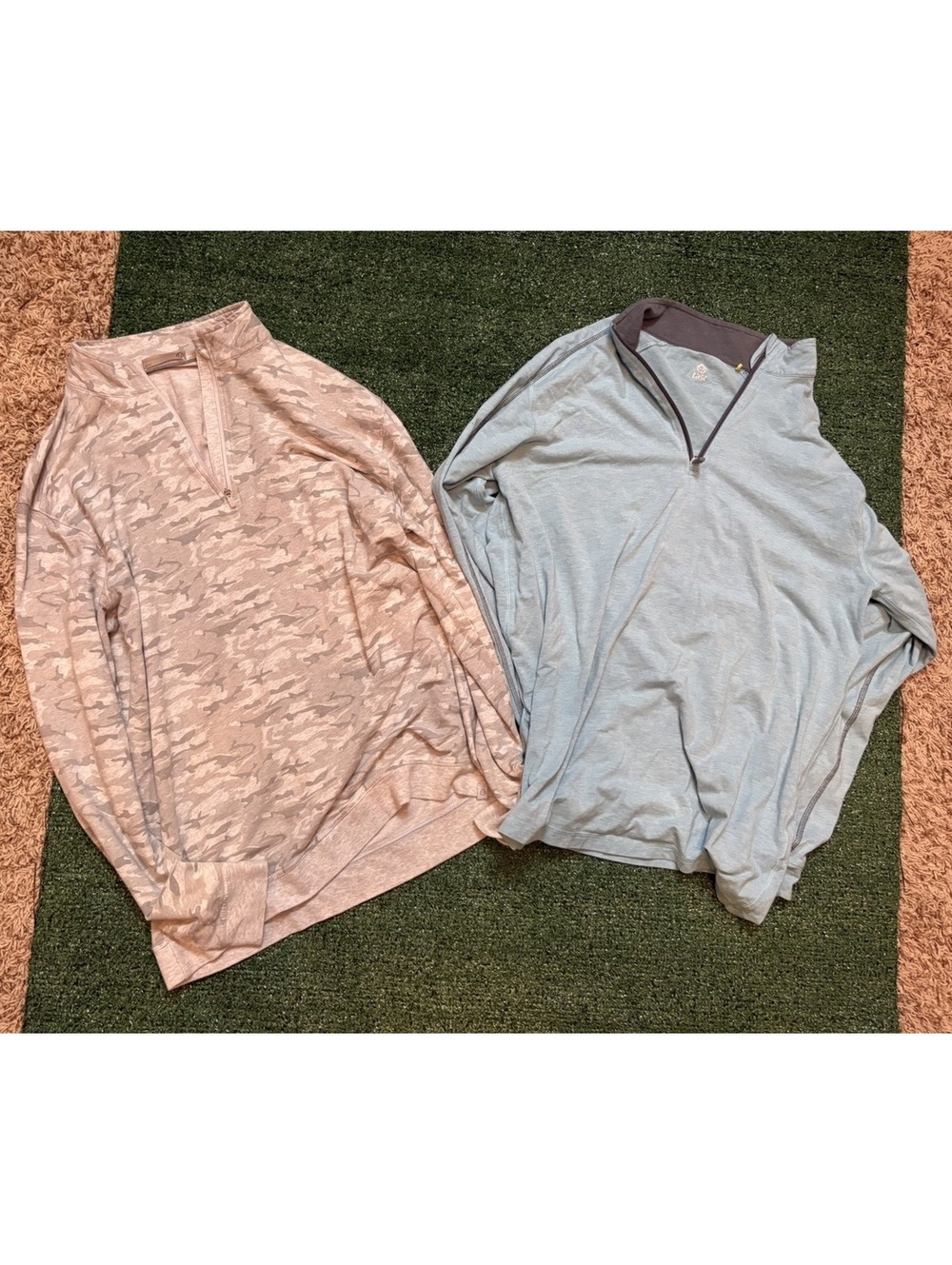 2 TASC Performance Quarter Zip PULLOVER- men's size medium
